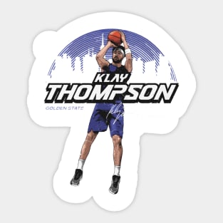 Klay Thompson Golden State Skyline Sticker